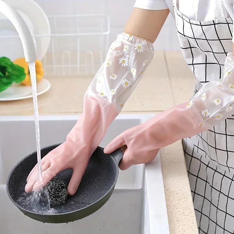 Резиновые перчатки с длинными  – обзор и цена Rubber Glove Cleaning