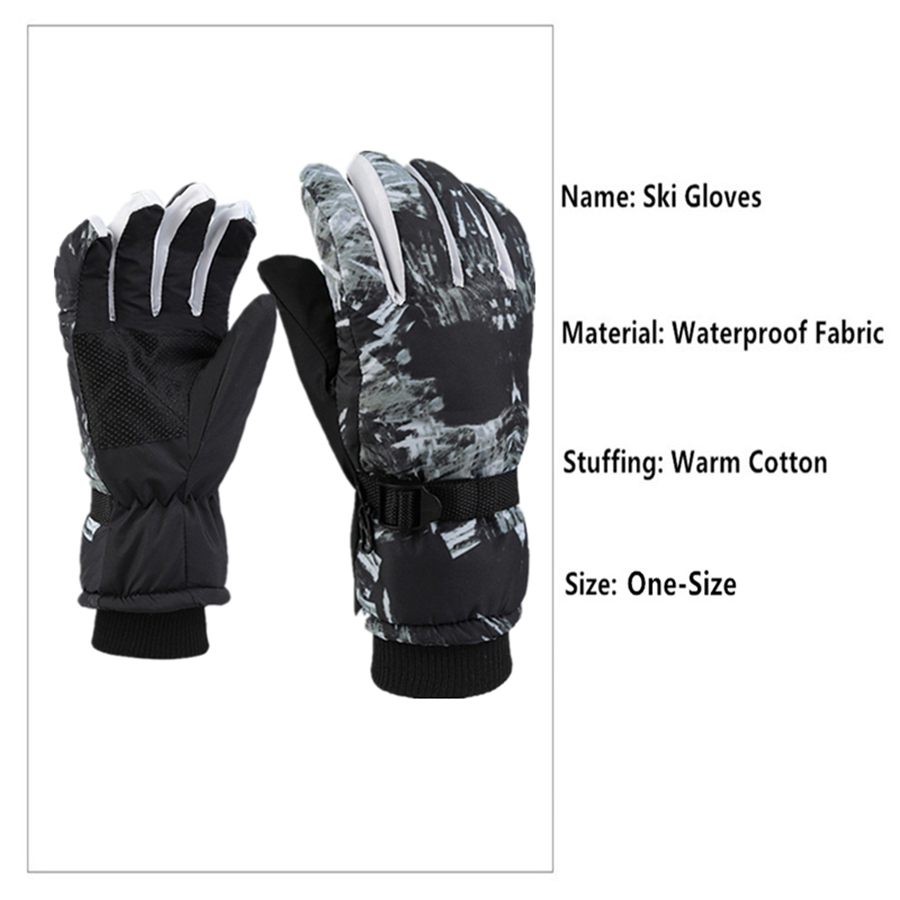 Мужские черные лыжные перчатки – обзор и цена Ski Glove Waterproof