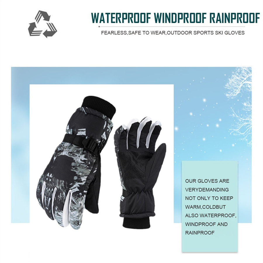 Мужские черные лыжные перчатки – обзор и цена Ski Glove Waterproof