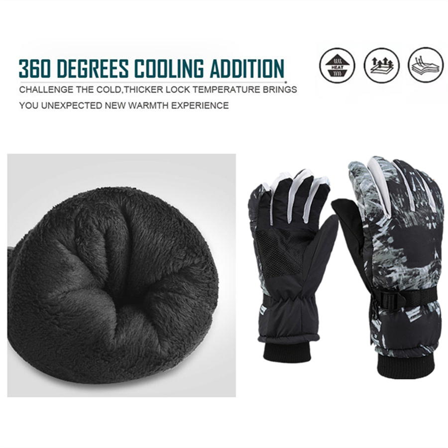 Мужские черные лыжные перчатки – обзор и цена Ski Glove Waterproof
