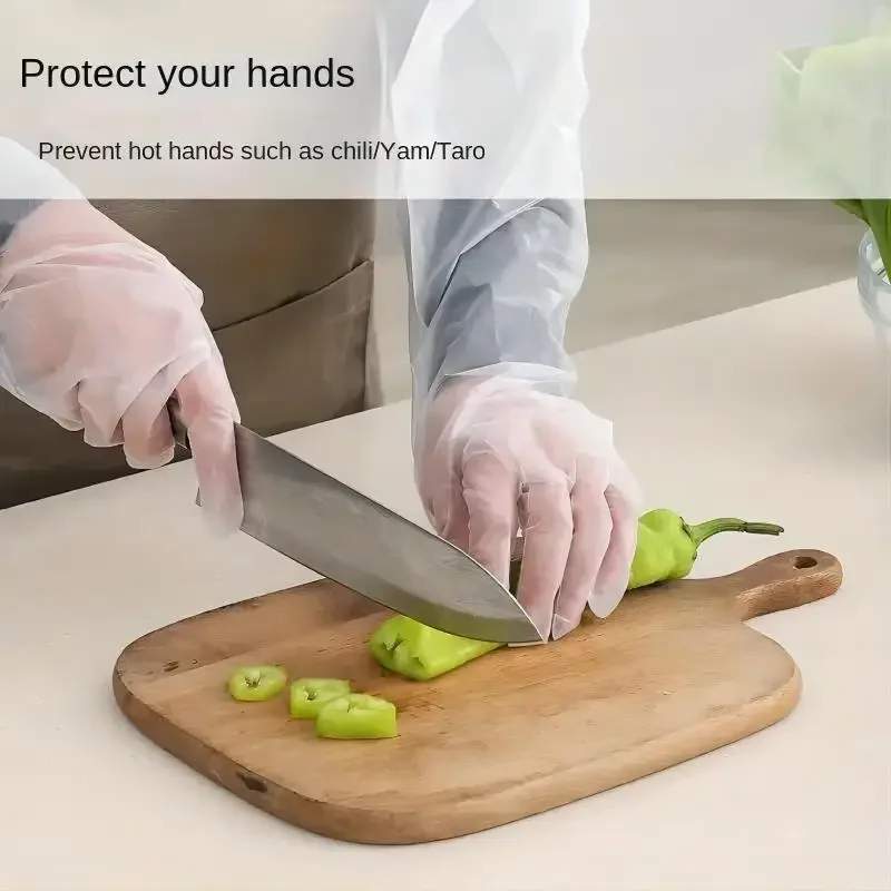 30 шт. одноразовых удлиненных  – обзор и цена Rubber Glove Cleaning