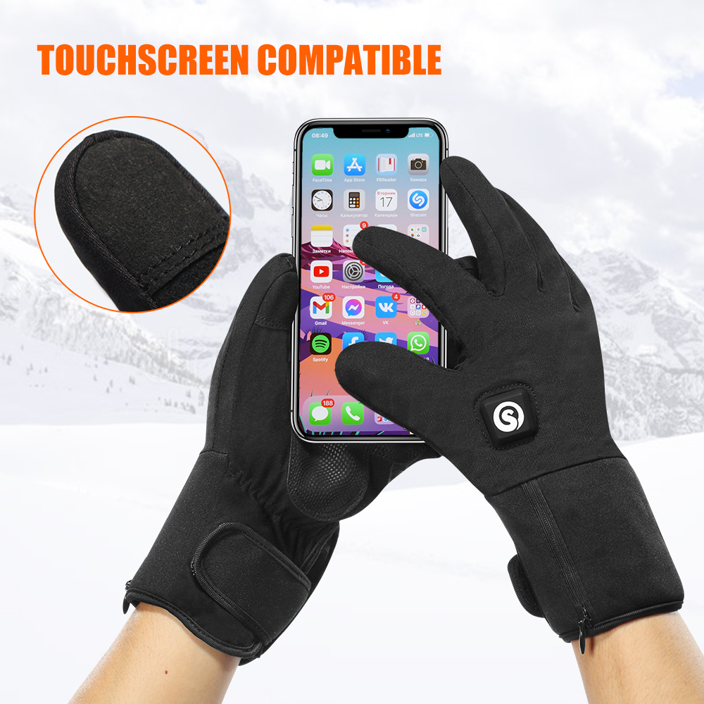 Зимние перчатки с электроподог – обзор и цена Ski Glove Waterproof